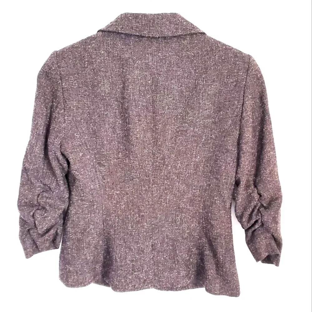The Limited 3/4 Sleeve Ruched Blazer Size XS